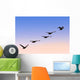Flock Of Geese Wall Mural
