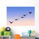Flock Of Geese Wall Mural