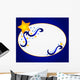 Christmas Stars Design Wall Mural
