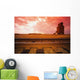 Railroad Track And Grain Elevator Wall Mural