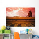 Railroad Track And Grain Elevator Wall Mural