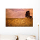 Grain Elevator And Crop Wall Mural