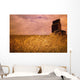 Grain Elevator And Crop Wall Mural