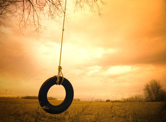 Tire Swing Wall Mural