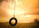 Tire Swing Wall Mural