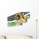Frog On A Skateboard Wall Mural