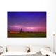 Lightning In Sky, Saskatchewan, Canada Wall Mural