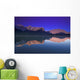 Reflections On Upper Kananaskis Lake Wall Mural