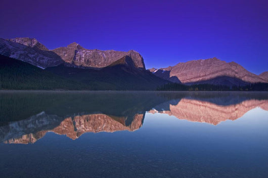 Reflections On Upper Kananaskis Lake Wall Mural