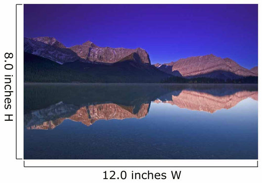 Reflections On Upper Kananaskis Lake Wall Mural