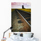 Train Track With Grain Elevator Wall Mural