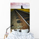 Train Track With Grain Elevator Wall Mural