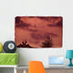 Couple Sitting Back To Back Wall Mural