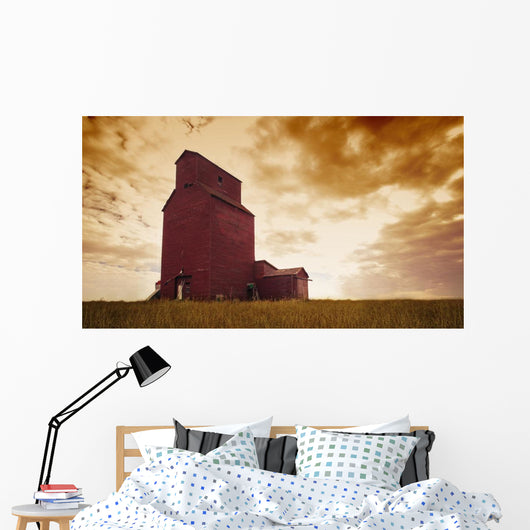 Grain Elevator Wall Mural