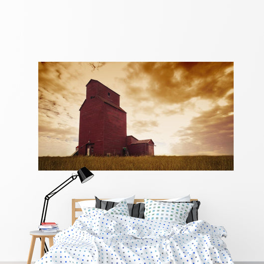Grain Elevator Wall Mural