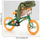 Frog On A Bicycle Wall Mural