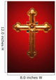 Jeweled Cross Wall Mural