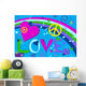 Love Peace and Hearts Wall Mural