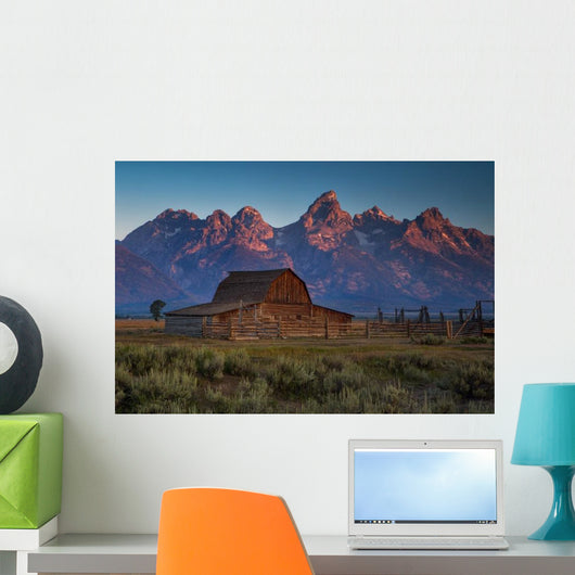 Sunrise Moulton Barn Grand Wall Decal