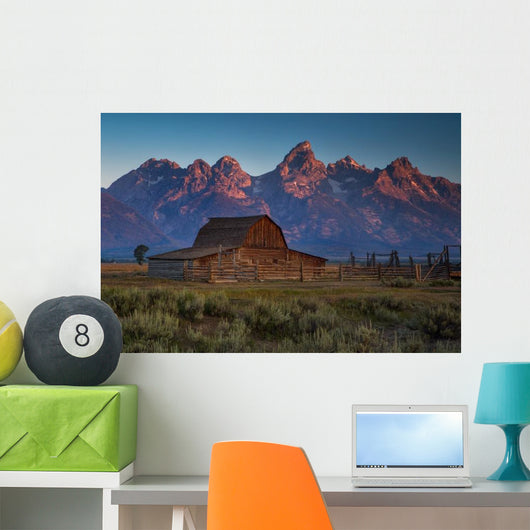 Sunrise Moulton Barn Grand Wall Decal