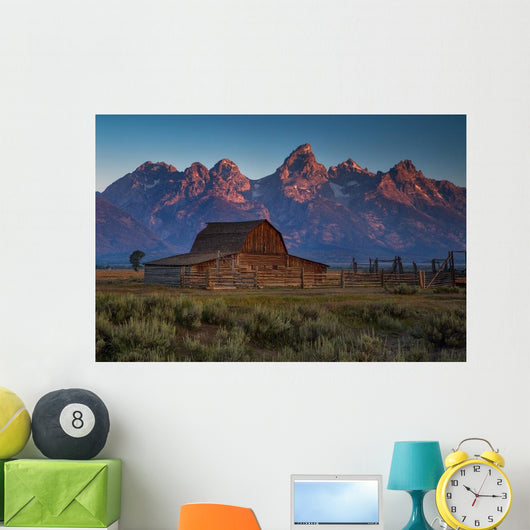 Sunrise Moulton Barn Grand Wall Decal