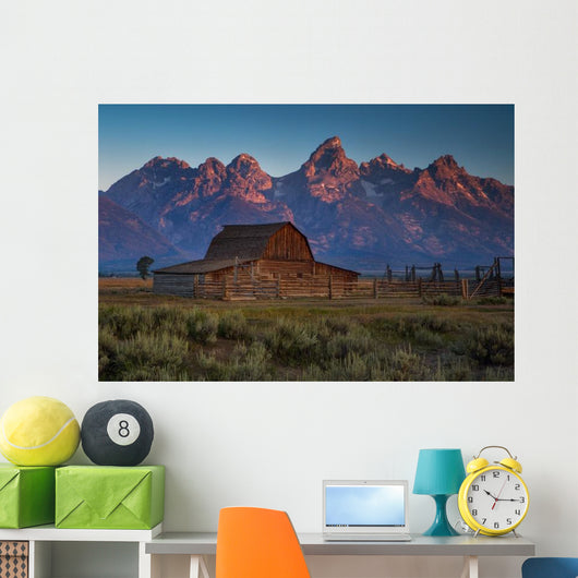 Sunrise Moulton Barn Grand Wall Decal