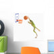 Frog Playing Basketball Wall Mural