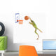 Frog Playing Basketball Wall Mural