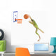 Frog Playing Basketball Wall Mural