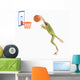 Frog Playing Basketball Wall Mural