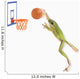 Frog Playing Basketball Wall Mural