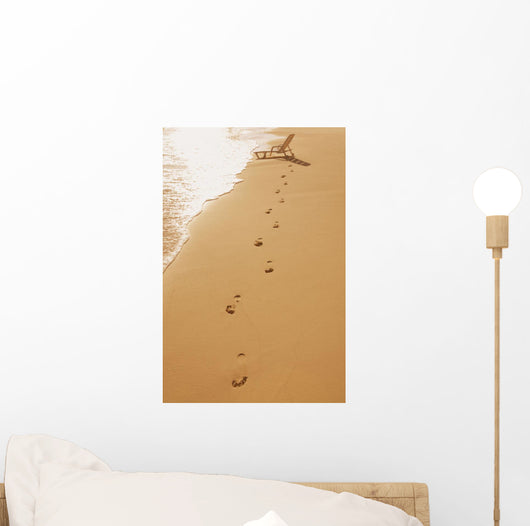 A Walk On The Beach Wall Mural