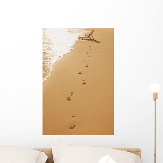 A Walk On The Beach Wall Mural