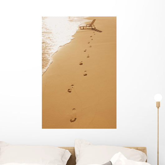 A Walk On The Beach Wall Mural