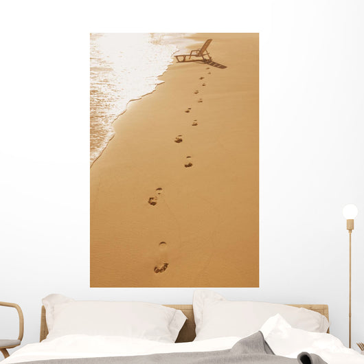 A Walk On The Beach Wall Mural