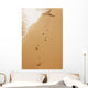 A Walk On The Beach Wall Mural