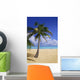 Palm Tree On Tropical Beach Wall Mural