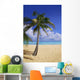 Palm Tree On Tropical Beach Wall Mural