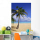 Palm Tree On Tropical Beach Wall Mural