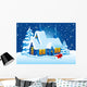 Christmas Night Wall Mural