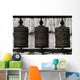 Wooden Prayer Wheels Wall Mural
