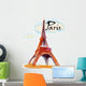 World Famous Eiffel Tower Wall Decal