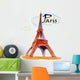 World Famous Eiffel Tower Wall Decal