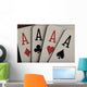 Four Aces Wall Mural