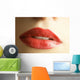 Close Up Of Woman's Mouth Wall Mural