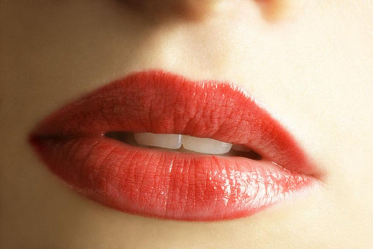 Close Up Of Woman's Mouth Wall Mural
