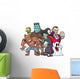 Classic Halloween Monsters Wall Decal