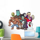 Classic Halloween Monsters Wall Decal