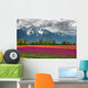 Tulips and Mountain Wall Mural