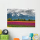Tulips and Mountain Wall Mural